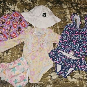 Gymboree Floral and Star Print Bodysuit Set
